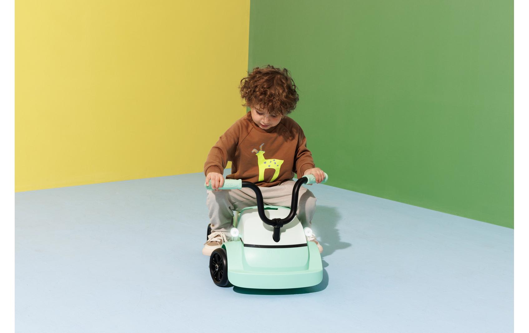Rutschfahrzeug Mini Microlino Mint<br>Leichtfahrzeug für Kinder