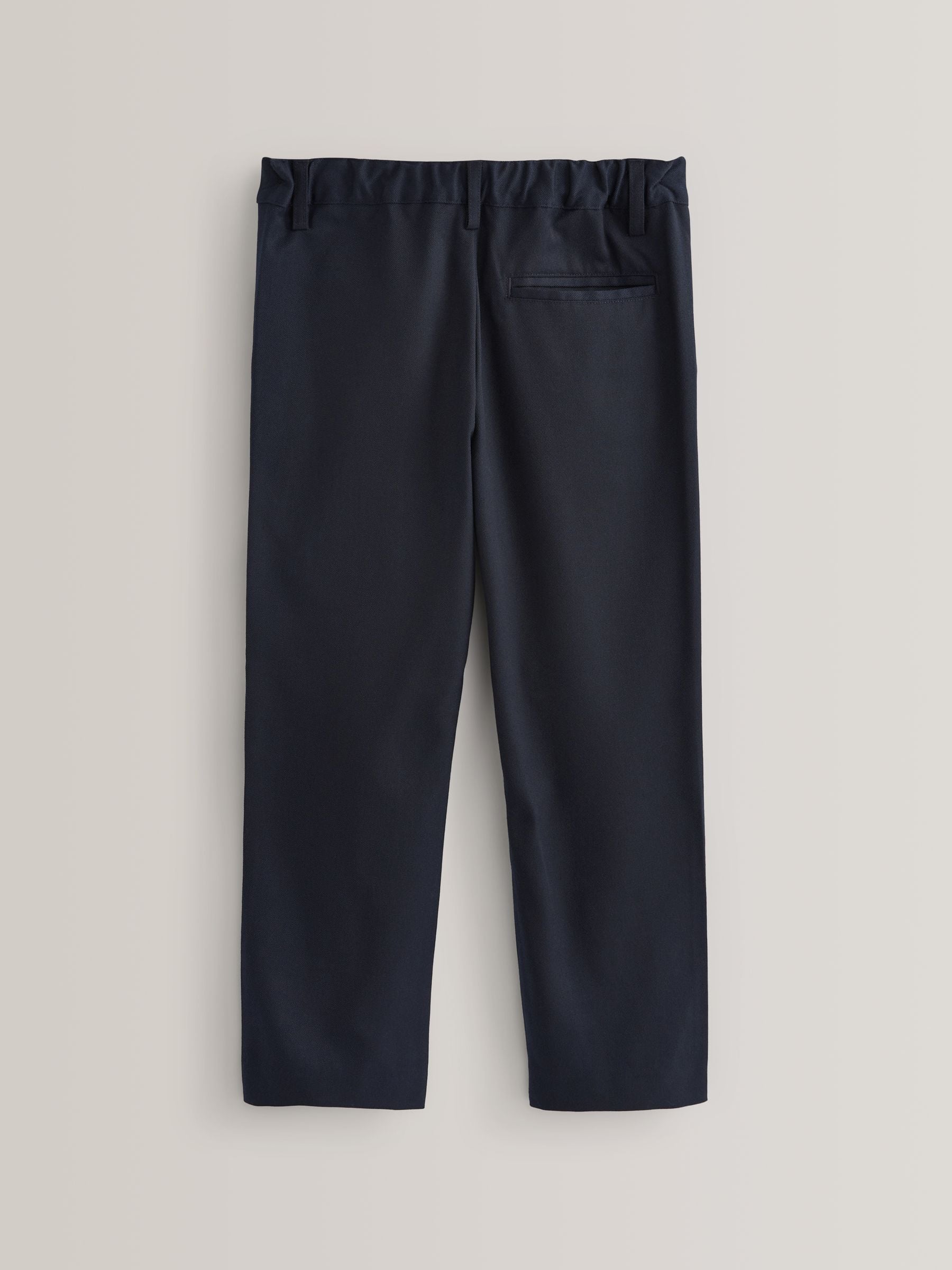 Marineblauw - Schoolbroek met rechte pijpen (3-17jaar)