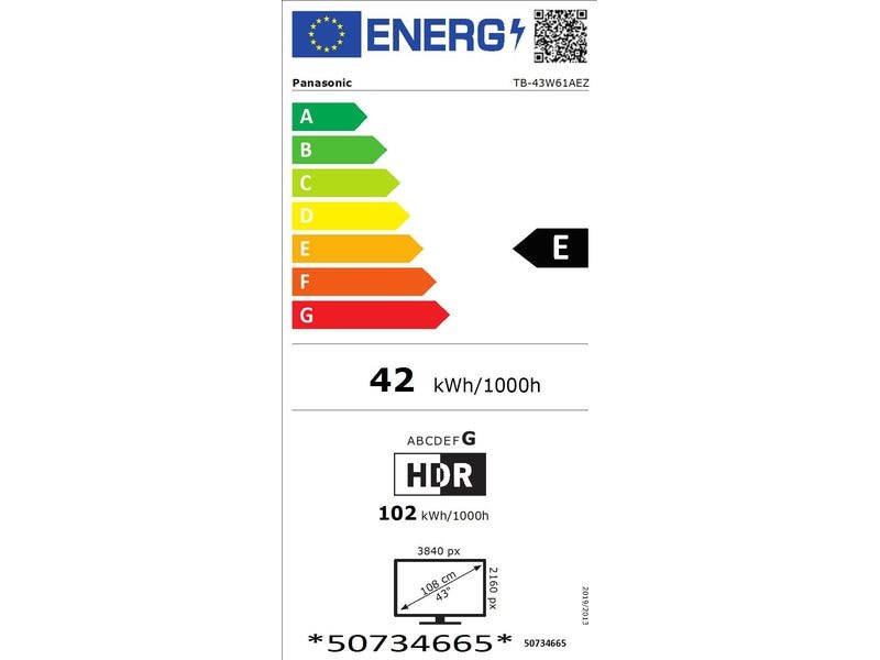 Panasonic TV TB-43W61AEZ 43