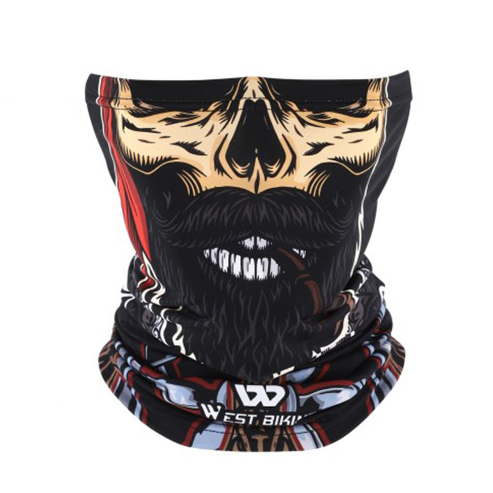 Bandana Motorrad Schal Fahrrad Halstuch Biker Sturmmaske Ski Schlauchschal - Pirat