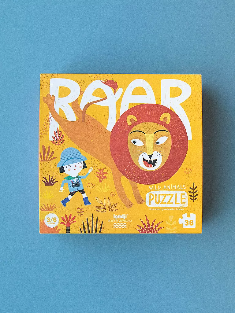 LONDJI Puzzle ROAR 36 Teile  gelb
