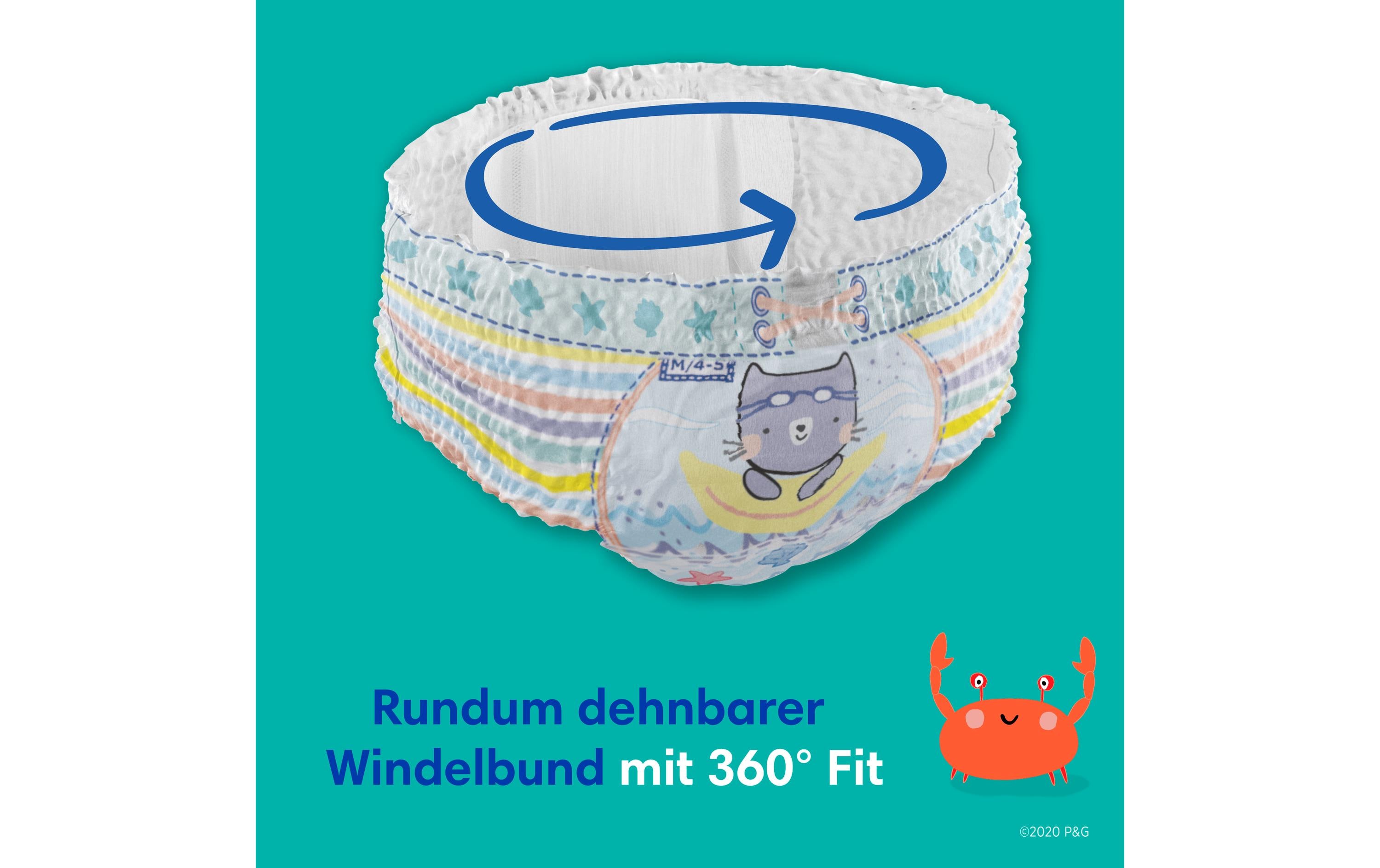 Windeln Splashers Tragepack Grösse 3-4, 12 StückBequeme Badewindeln für Kinder von 6 - 11 kg, 12 Stück