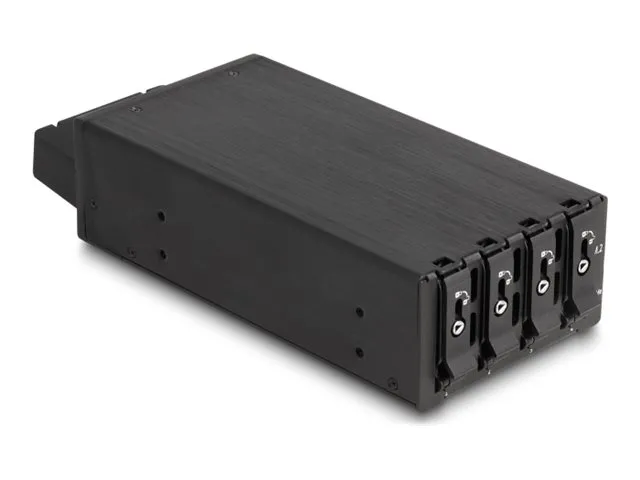 Delock - Lagrings mobil rack - sort