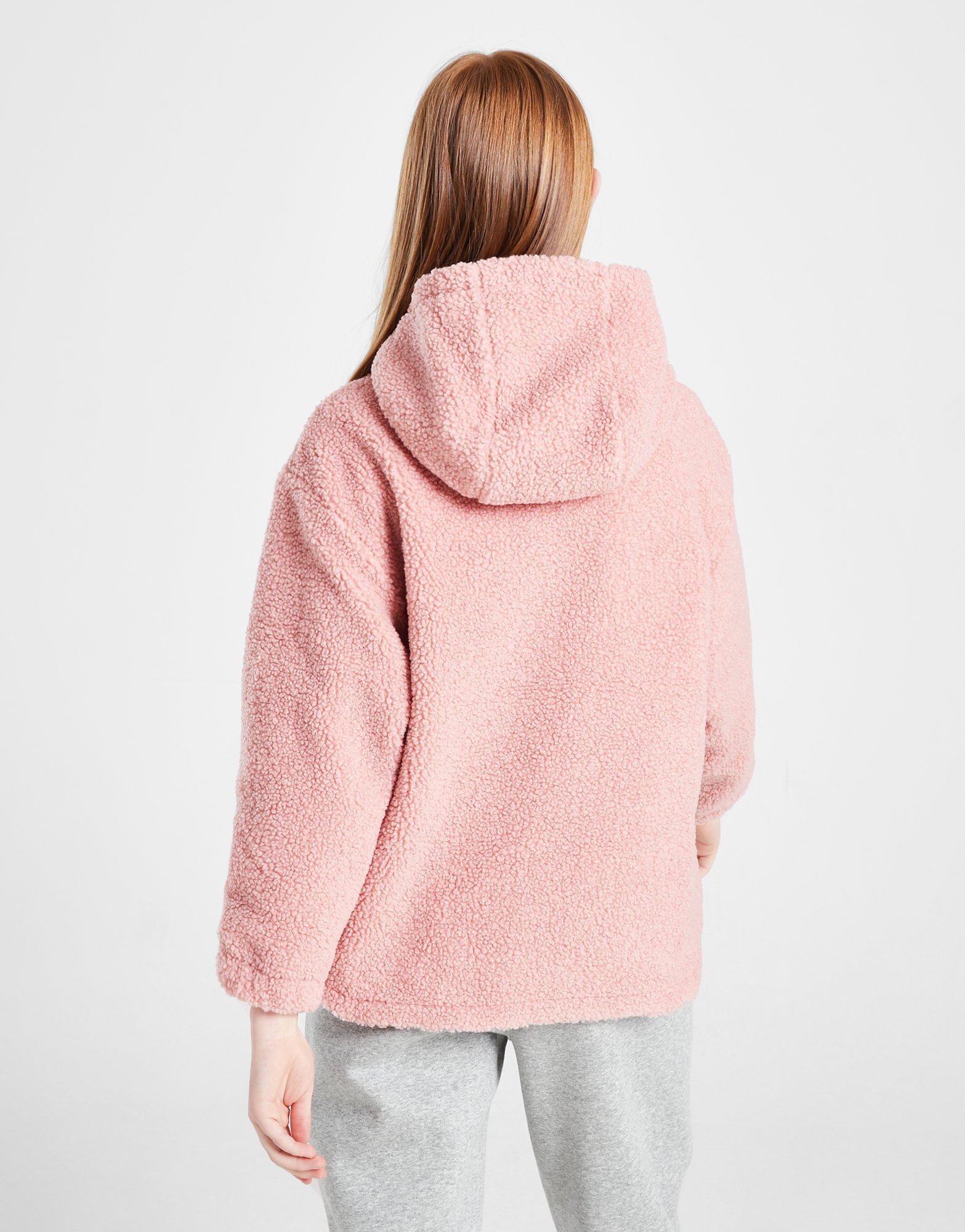 Nike Girls' Sherpa Fleece Pullover Jacket Junior