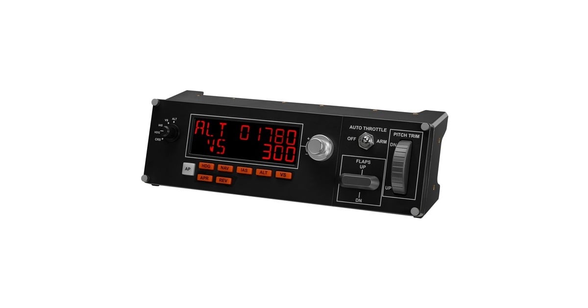 Logitech GSaitek Pro Flight Multi Panel instrumentenpaneel  (Zwart, PC)