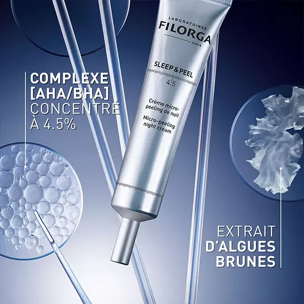Creme Noturno Rejuvenescedor Sleep & Peel da Filorga 40ml