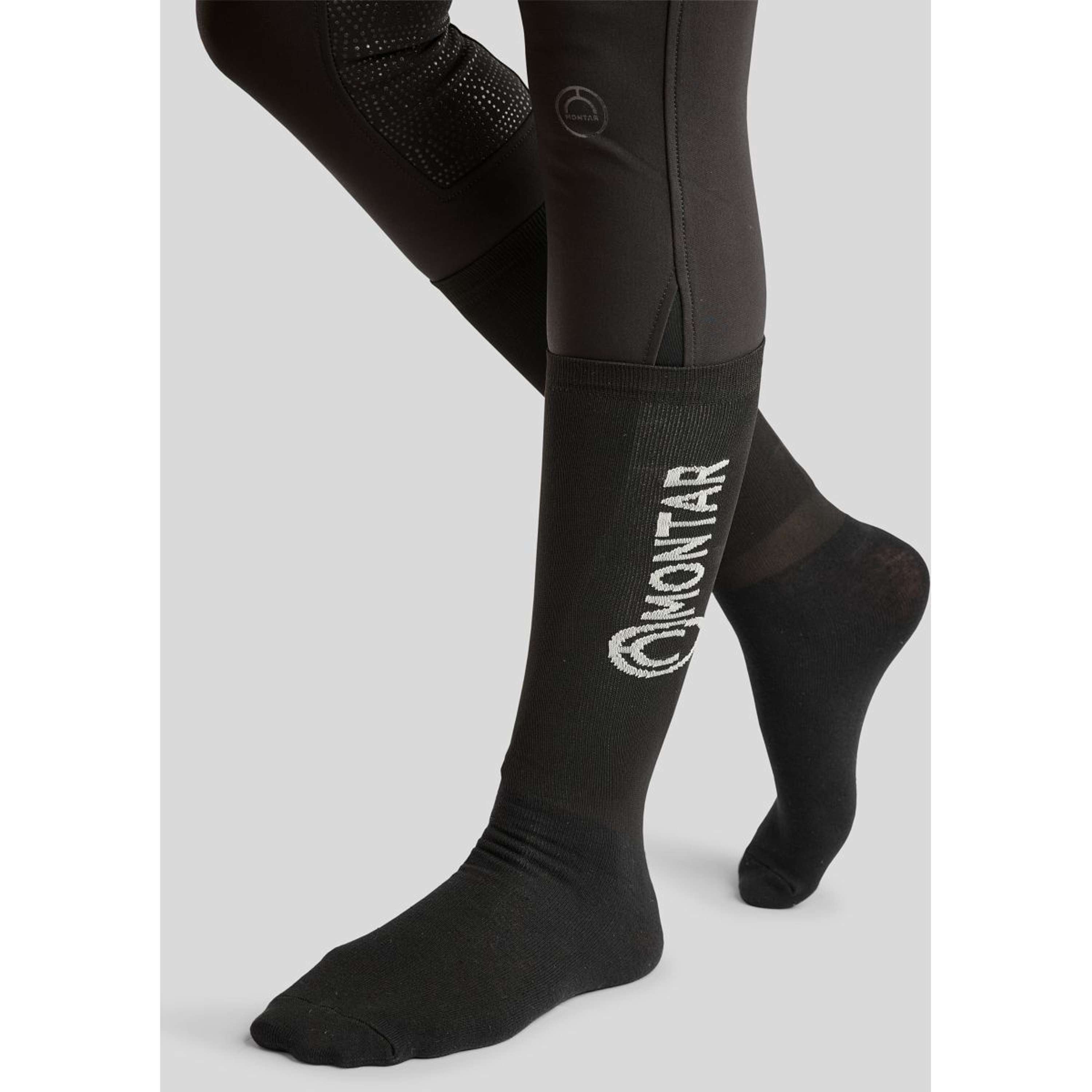 Montar Sokken Nylon 3-Pack Zwart