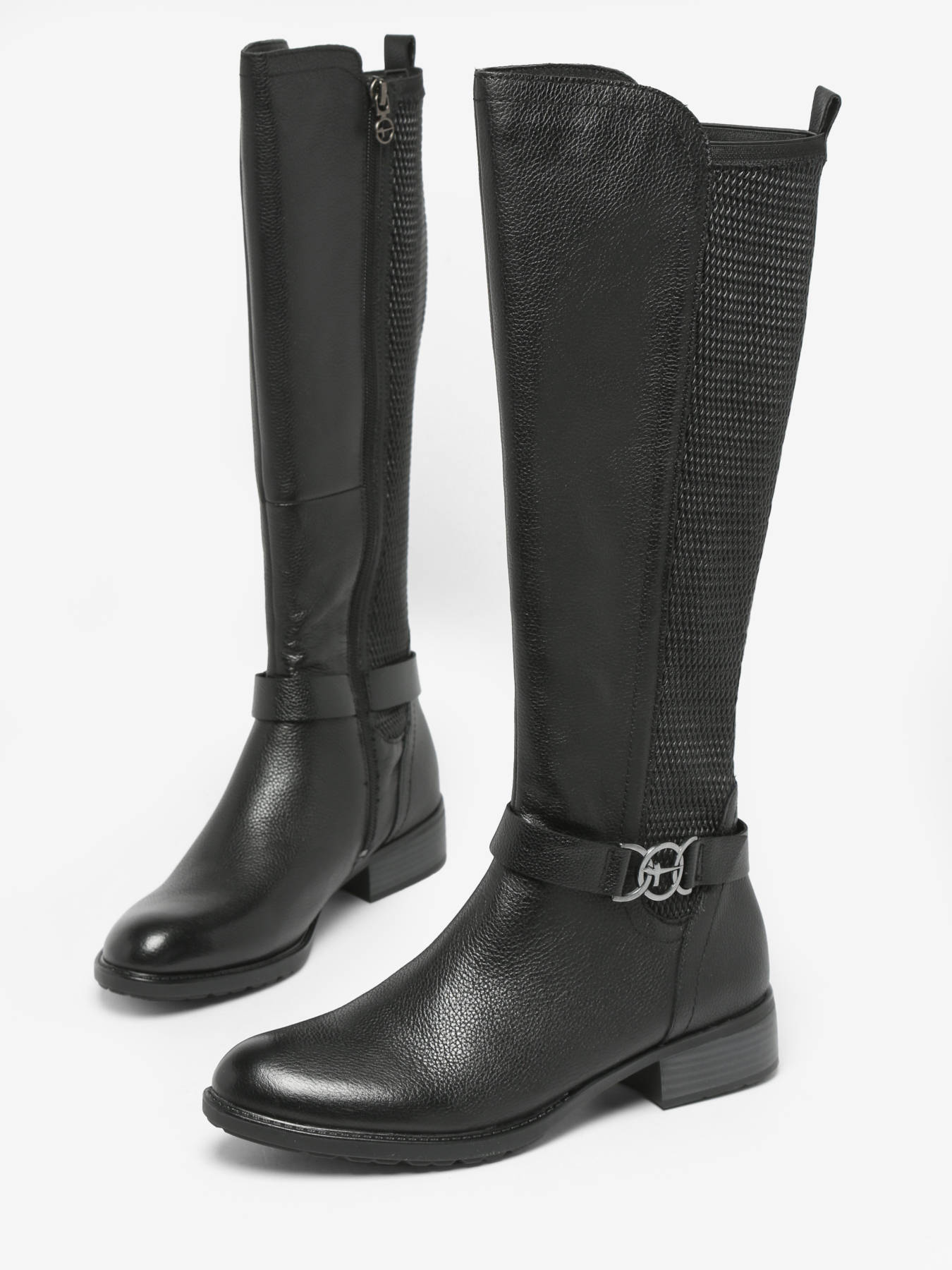 Bottes cavalires en cuir TAMARIS