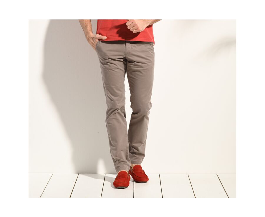 Pantalon chino homme Taupe - KEATON