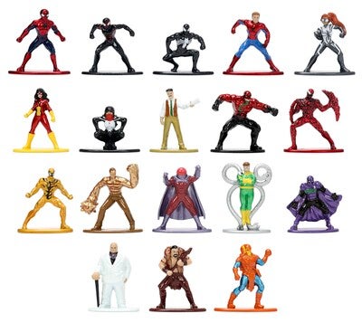 Jada Marvel Spider-Man Multipack Nanofigurer Wave 8