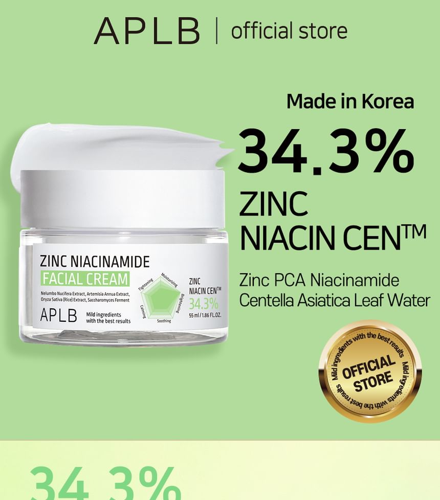 APLB - Zink Niacinamide Gezichtscrème