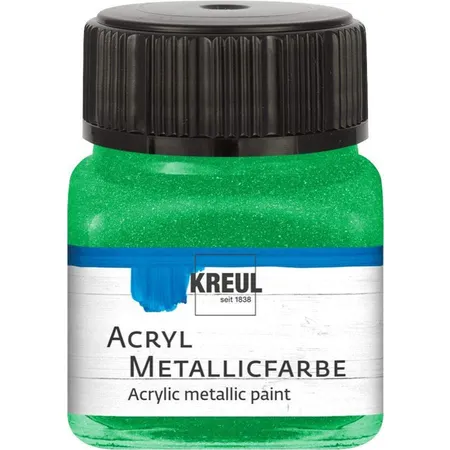 KREUL Acryl Metallicfarbe Grün 20 ml