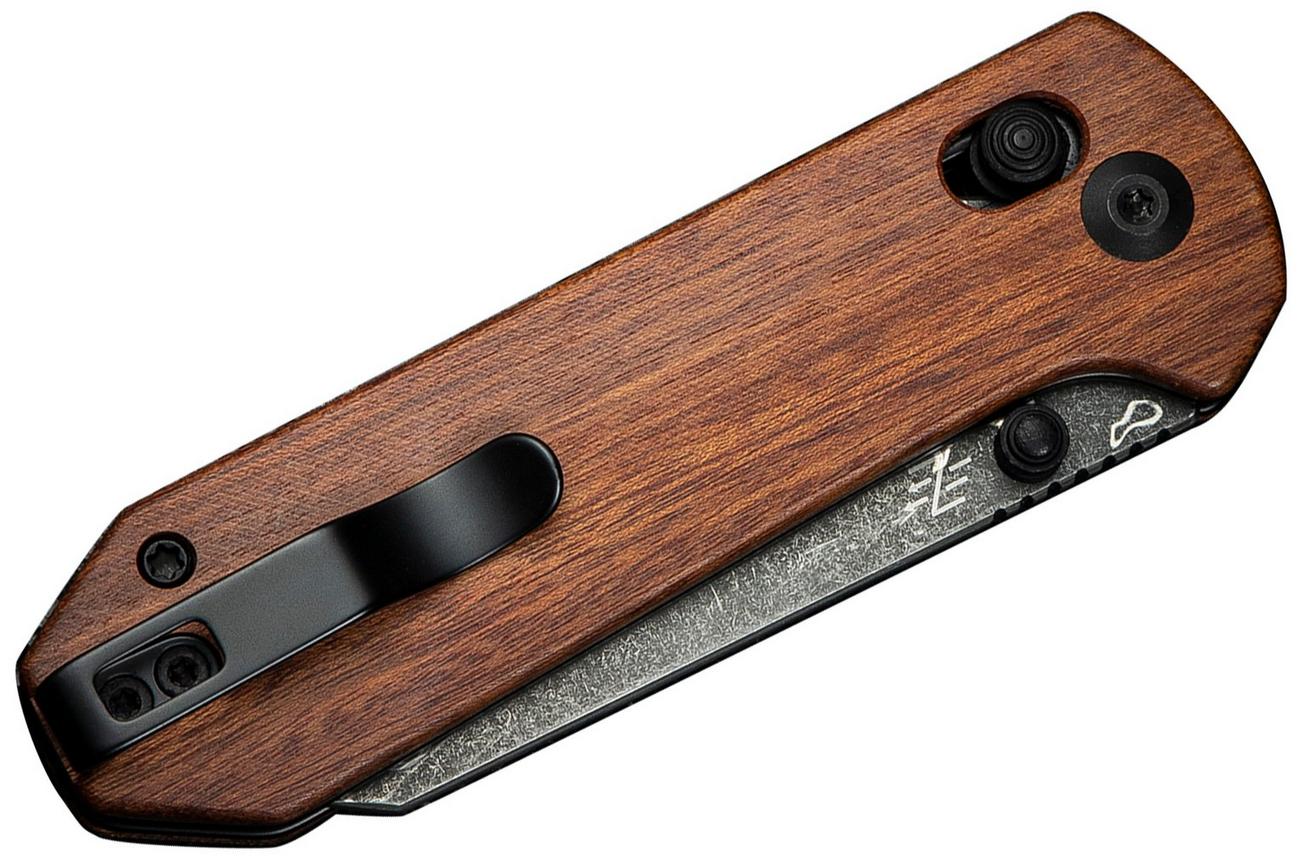 Civivi Yonder C23073B-DS1 Damascus, Guibourtia Wood, zakmes