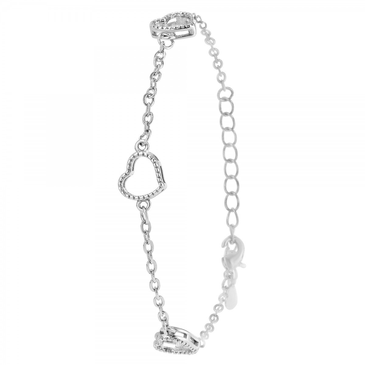 Bracelet coeurs SC Crystal
