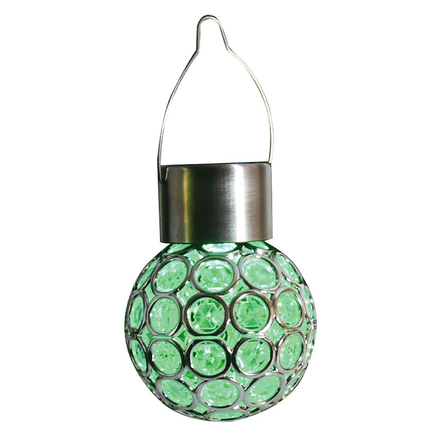 Solar-Hängeleuchte mit LED-Farbwechsler 7cm