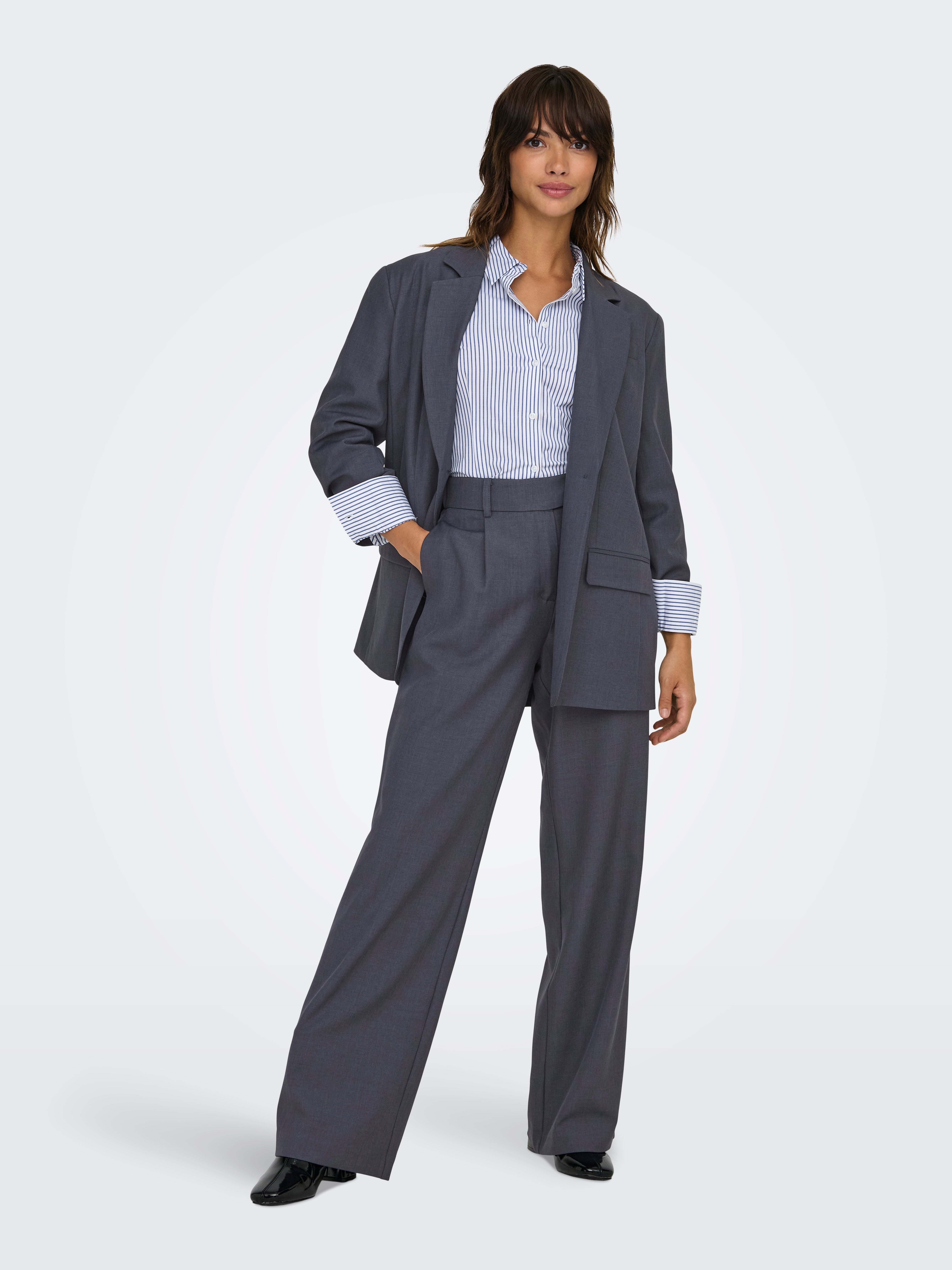 ONLLINDA Gerade geschnitten Hose Night Sky