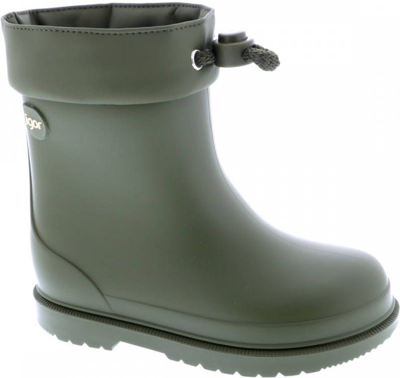 Igor Bimbi Euri regenlaarzen kaki Groen Rubber Effen 24