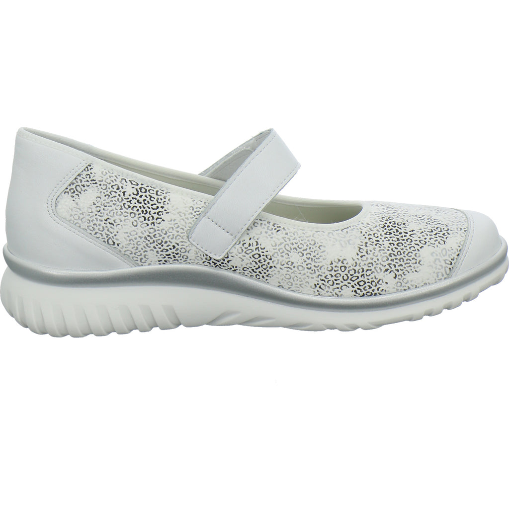 Semler Bequemschuhe Damen Lena Weiß-kombi
