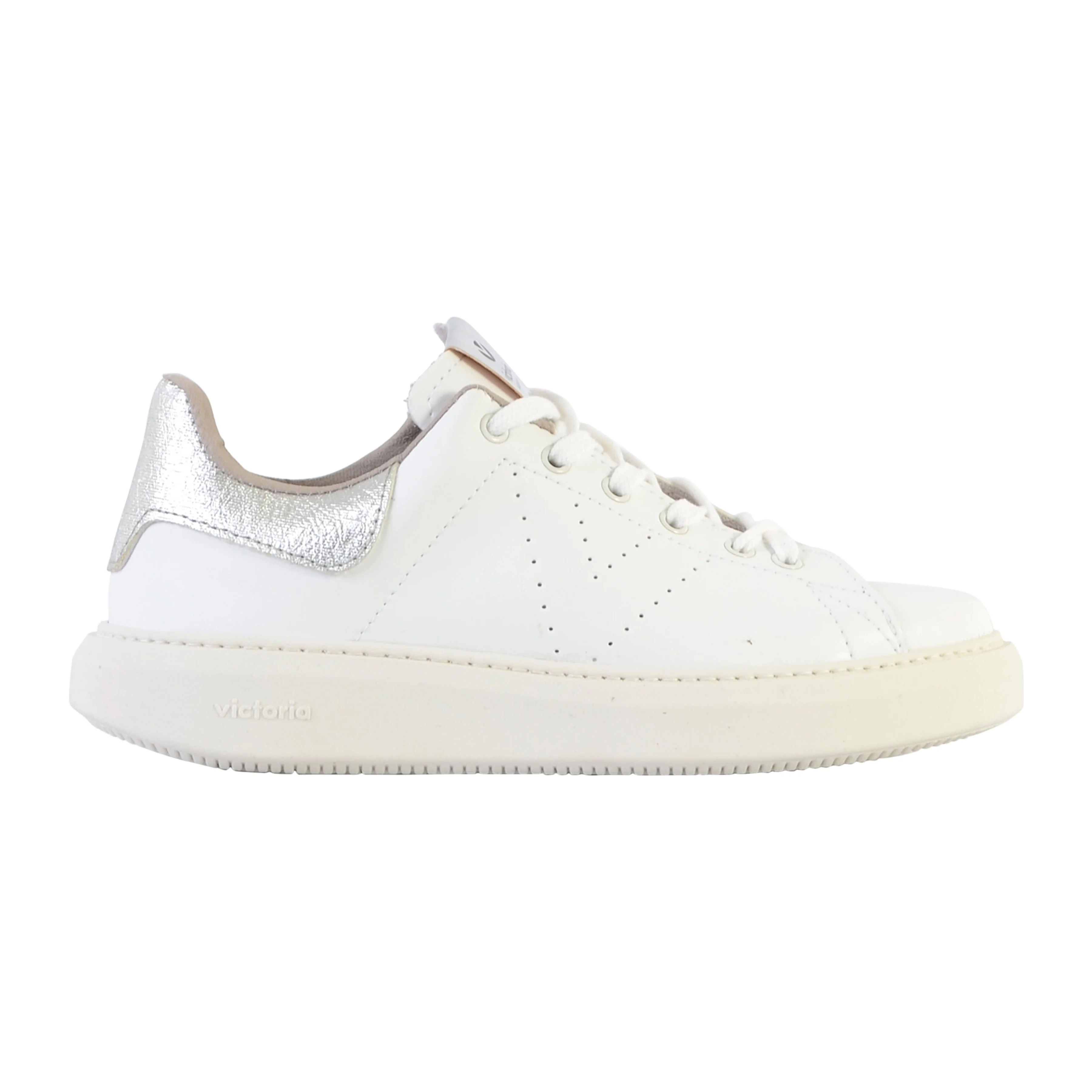 Basket à lacets | Argent