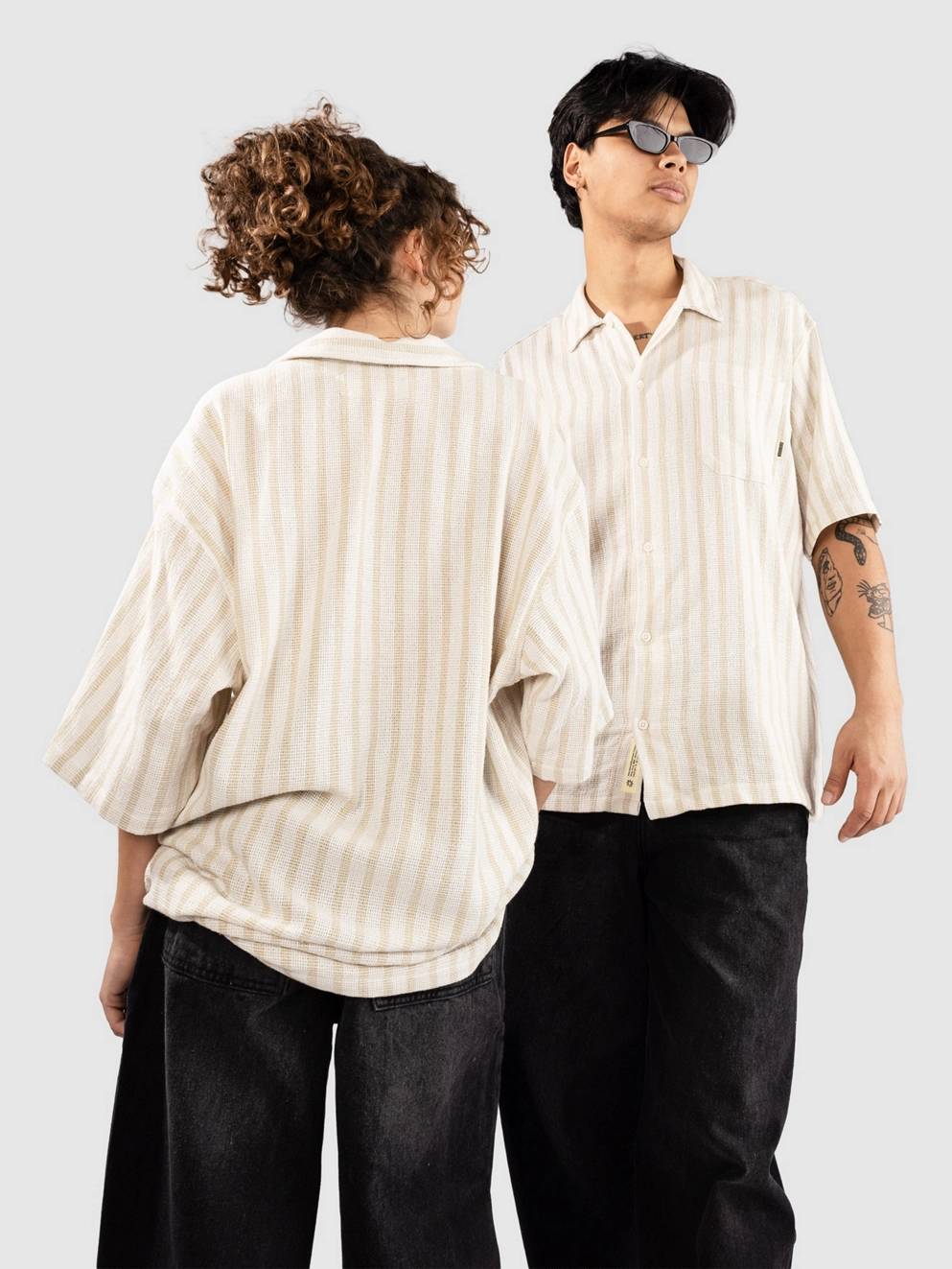 Woodbird WBBanks Weeve Shirt sand