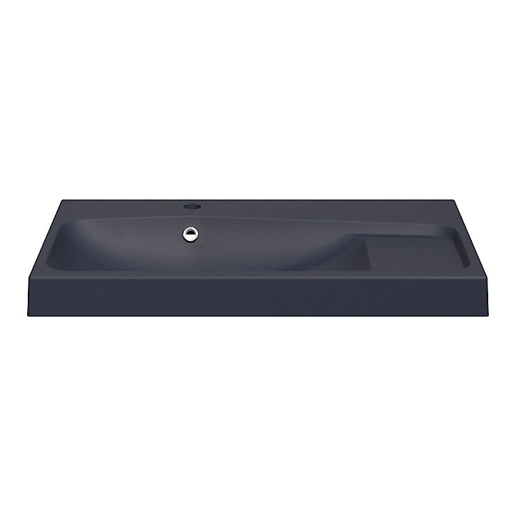 Plan vasque noir GoodHome Mila 80 cm
