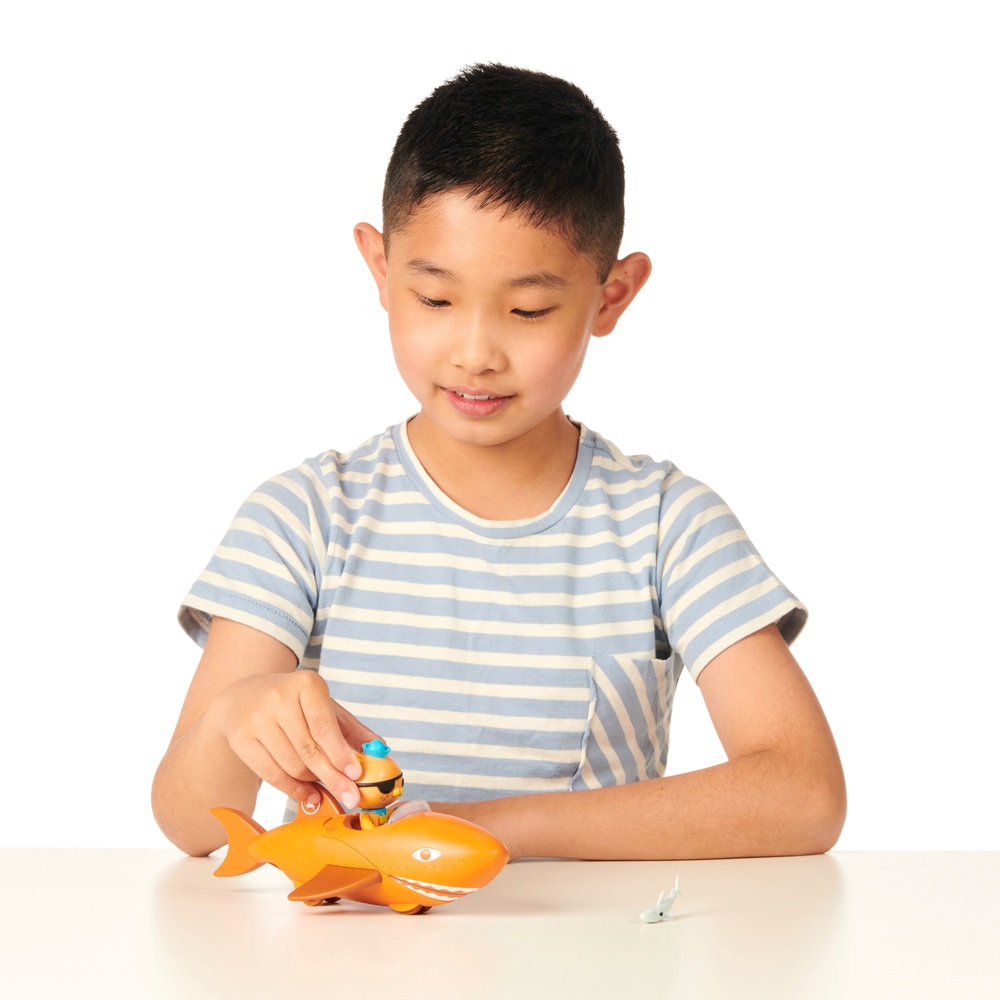 Octonauts Series 1 Figur und Fahrzeug – Kwazii & Gup B