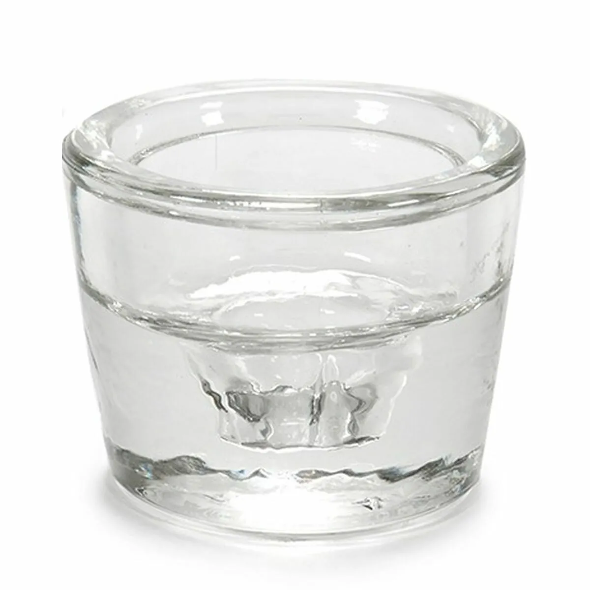 Gift Decor Bougeoir Verre Transparent 12 pcs