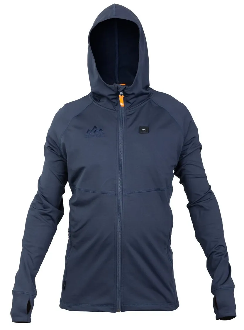 Heat Experience Men's Anyday Heated Zip Hoodie Navy/Blue
