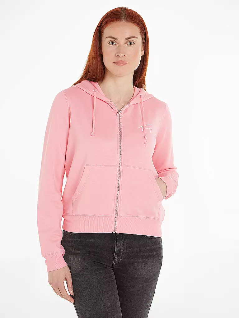 TOMMY JEANS Sweatjacke rosa