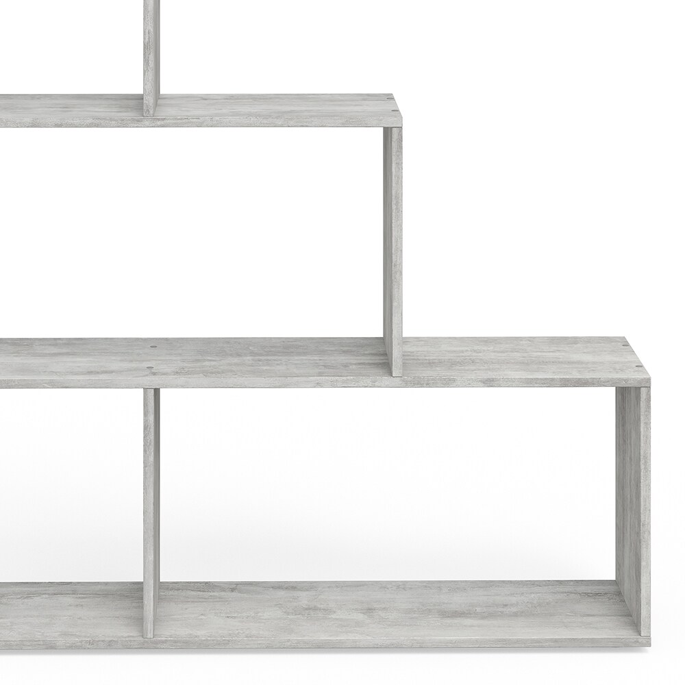 Vicco Treppenregal Asym Raumteiler Bücherregal Regal Wandregal 4 Fächer Beton