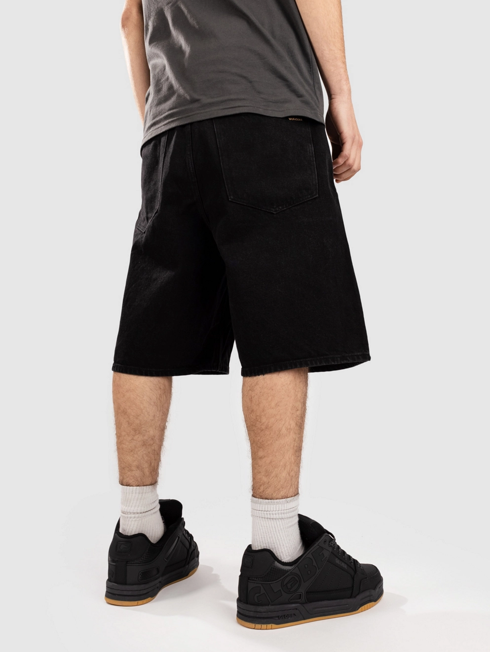 Volcom Billow Denim Shorts black