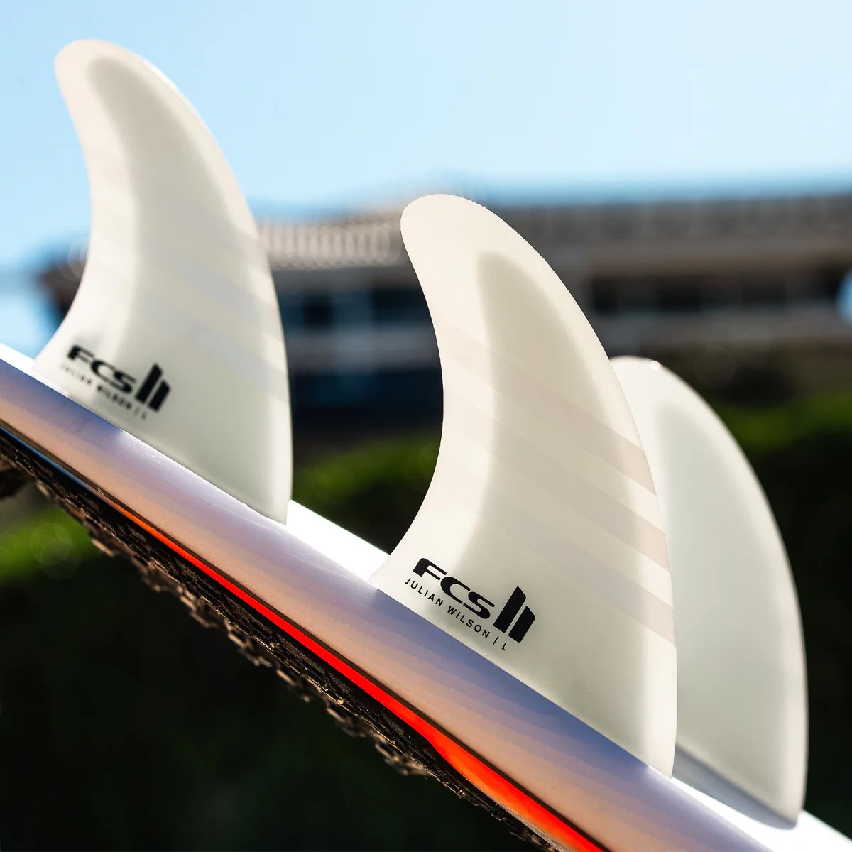 FCS FCS II JW PC White / White  - Medium Thruster