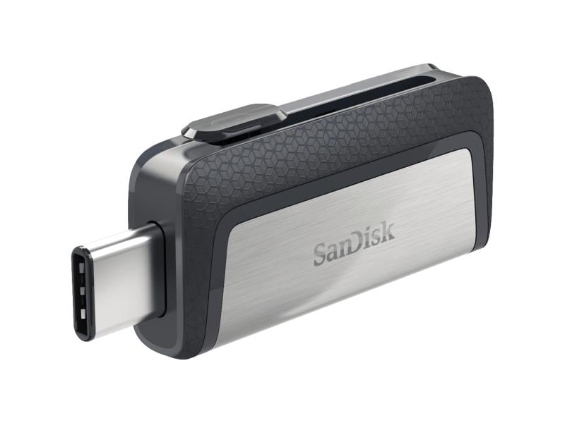 SanDisk USB-Stick Ultra Dual Drive USB Type-C 64 GB USB-Stick mit 64 GB Speicherkapazität und 150 MB/s Lesegeschwindigkeit