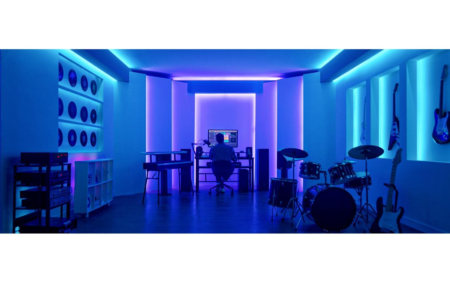 LED Stripe Basic, 10 m, RGBIC, Wi-Fi + BluetoothLED-Lichtleisten
