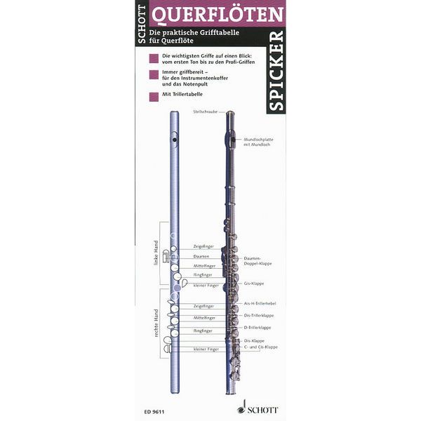 Schott Querflöten- Spicker
