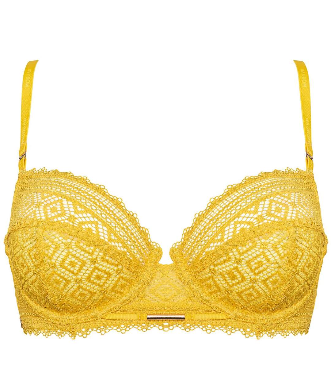 Soutien-gorge corbeille jaune Lea