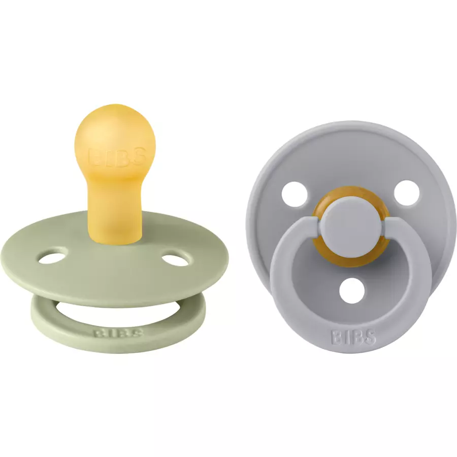 BIBS® Schnuller Colour SageCloud 0-6 Monate, 2 Stk.
