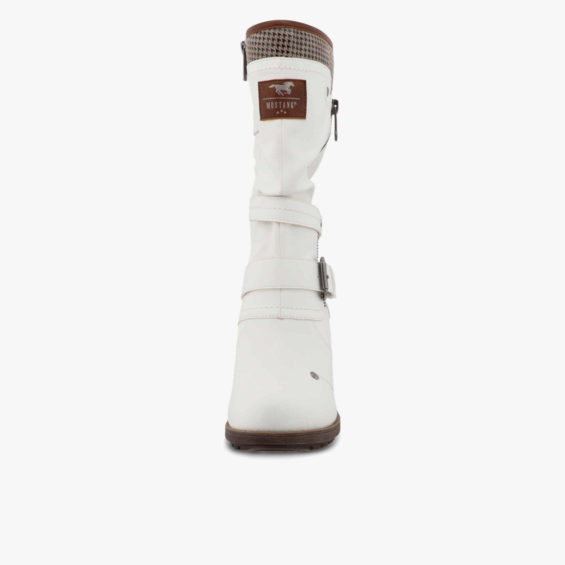 MUSTANG Damen klassische Stiefel weiß