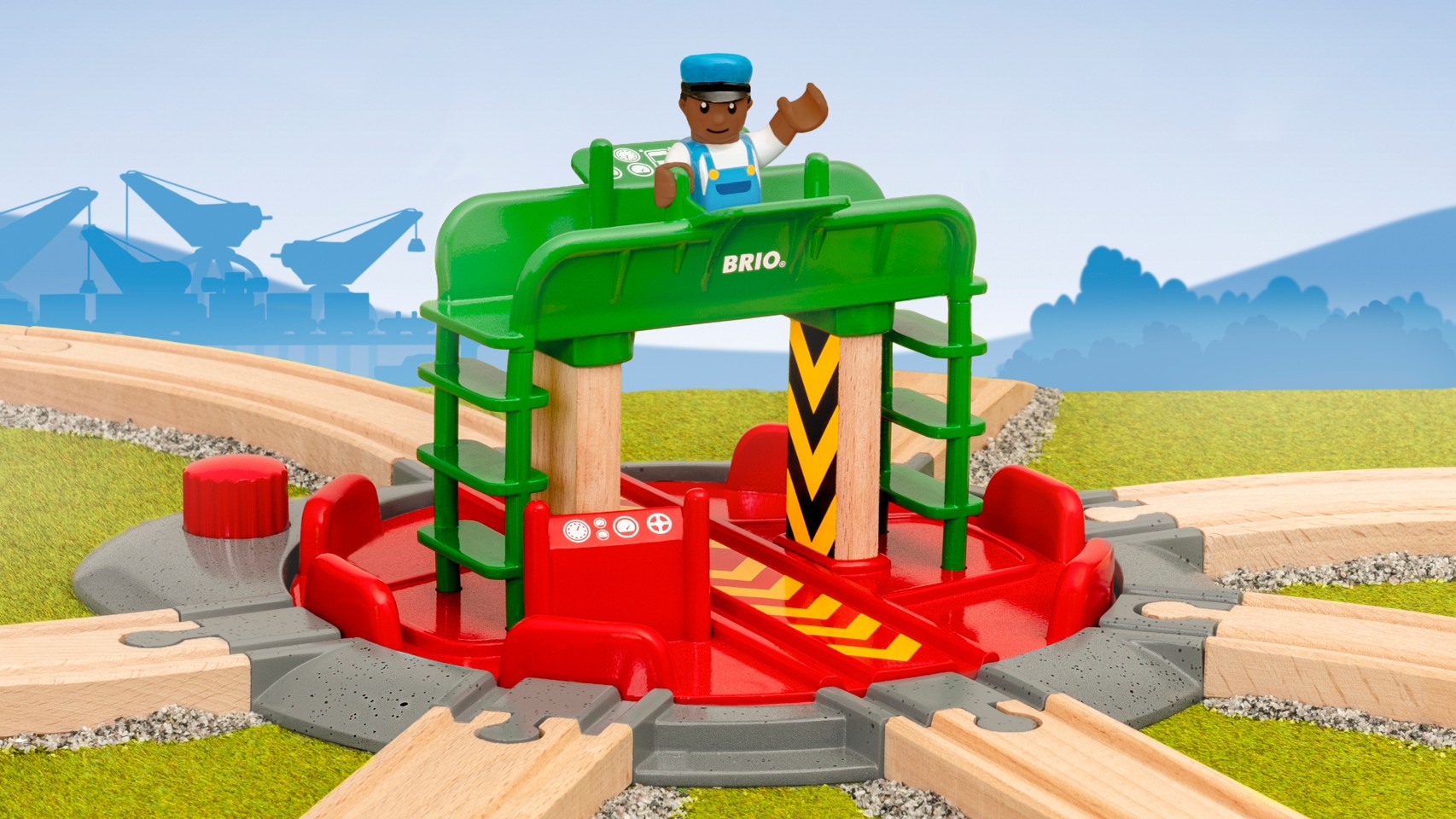 BRIO - Drejeskive og figur (33476)