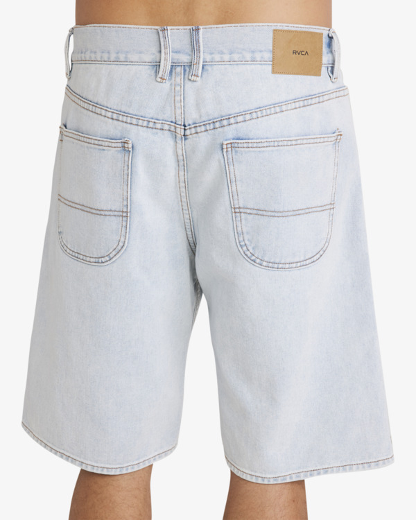 Rvca Skate Denim Short Ash Blue