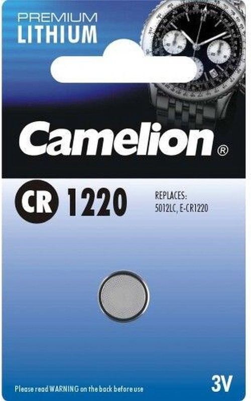 1 Stuk (1Blister a 1st) Camelion CR1220-BP1 Lithium 3V niet-oplaadbare batterij