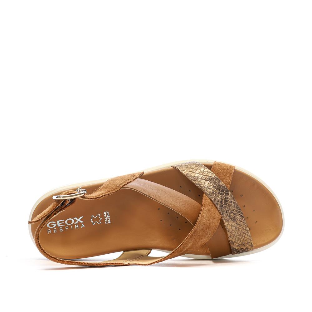 Sandales Cognac Femme Geox Xand
