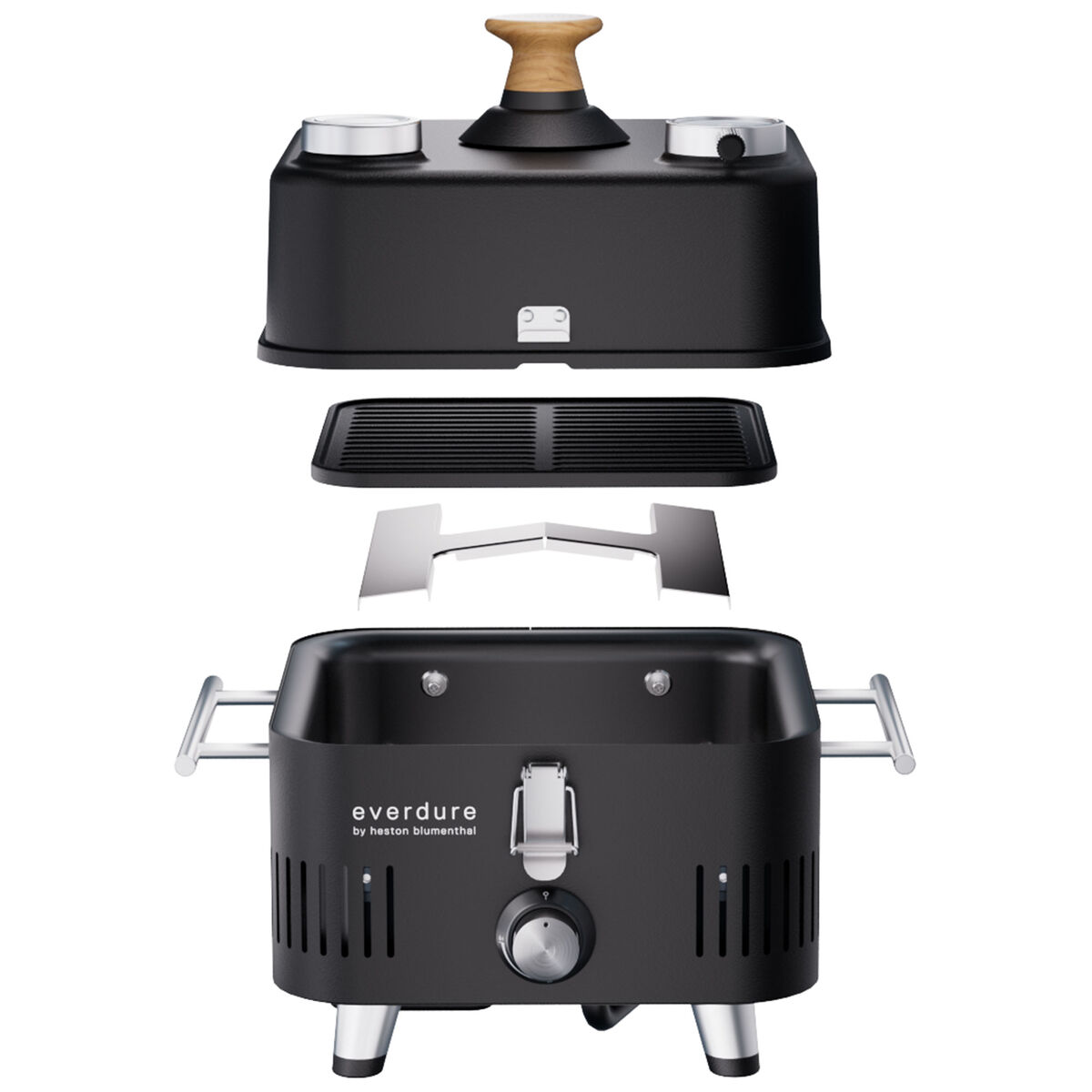 Everdure Cube Proflame 360 gassgrill, svart