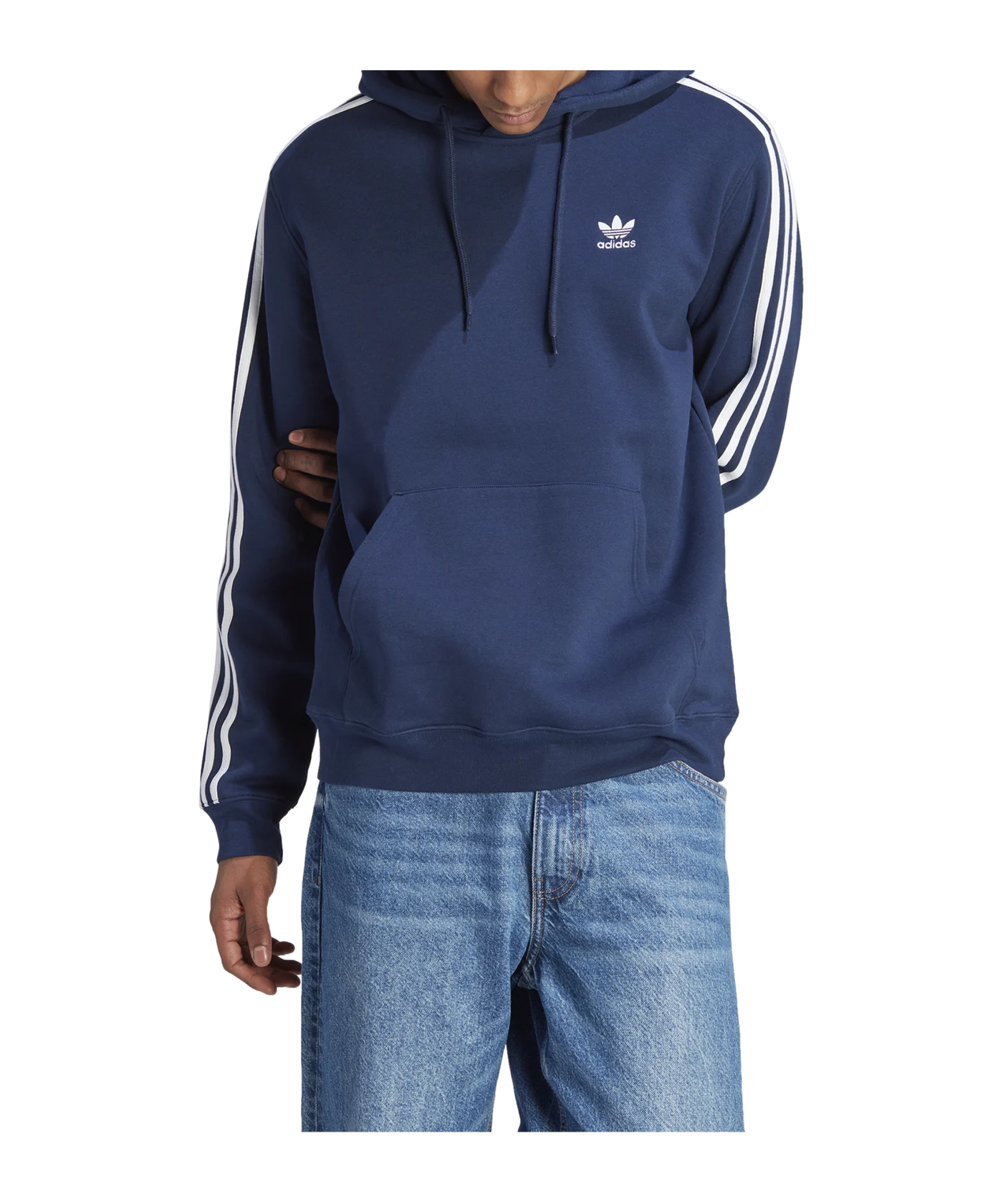 adidas Originals 3S Hoody Blau