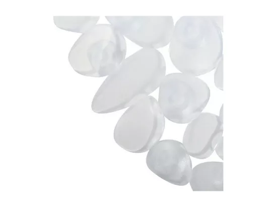 Tapis Fond de baignoire PVC GALETS 39x99cm Transparent MSV