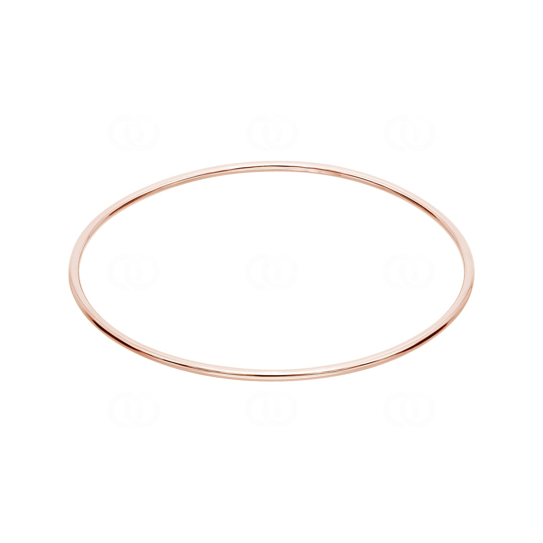 Armreif rund 750/18 K Roségold massiv