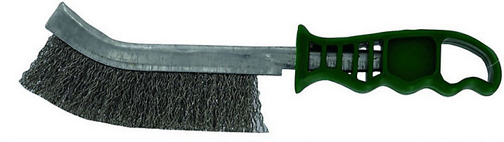 Brosse à main Tivoly en fil inox ondulé 0,30