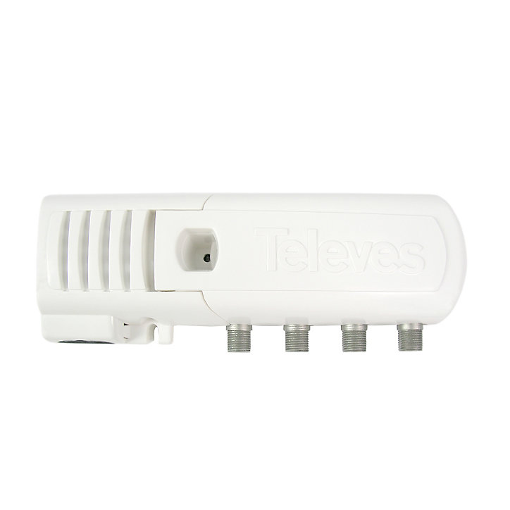 Amplificateur intérieur automatique TV 3 sorties + filtre - Fiche FR/SH