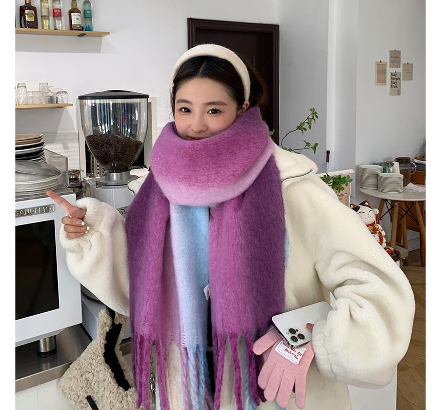 Combon - Sherpa Fleece Gradiënt Sjaal