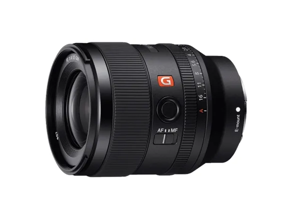 Sony G Master SEL35F14GM - Vidvinkel objektiv - 35 mm - f/1.4 GM - Sony E-mount - for Cinema Line; a VLOGCAM; a1; a1 II; a6700; a7 IV; a7C; a7C II; a7CR; a7R V; a7s III; a9 III